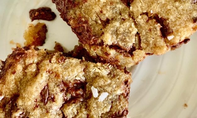 Browned Butter Blondies With Dark Chocolate