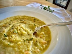 split pea soup recipe, easy split pea soup, the best split pea soup, comfort food recipe, easy comfort food recipe, split pea soup with ham
