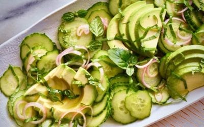 Delightful Avocado And Cucumber Salad