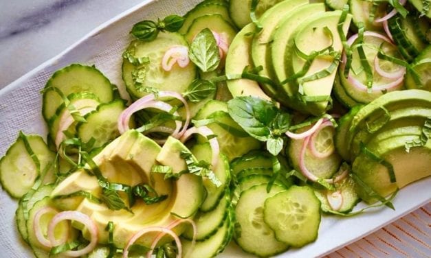 Delightful Avocado And Cucumber Salad