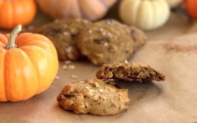 Healthy Pumpkin Cookies with Chocolate Chips