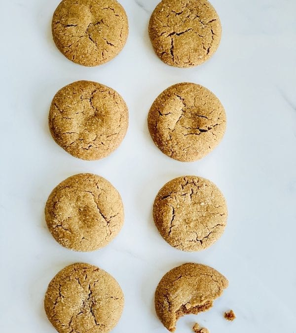 Perfect Chewy Molasses Cookies